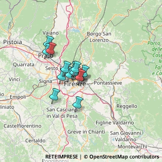 Mappa Firenze, 50137 Firenze FI, Italia (8.97357)