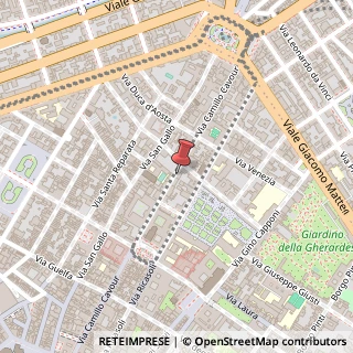 Mappa Via Camillo Cavour, 72, 50121 Firenze, Firenze (Toscana)