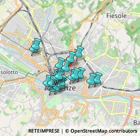 Mappa Via Camillo Cavour, 50121 Firenze FI, Italia (1.335)