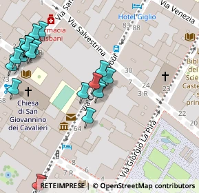 Mappa Via Camillo Cavour, 50121 Firenze FI, Italia (0.07308)