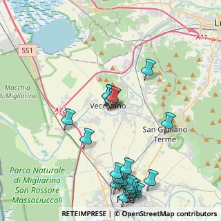 Mappa Via Martiri di Marzabotto, 56019 Vecchiano PI, Italia (5.0175)
