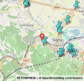 Mappa Via Tosco Romagnola, 50055 Lastra a Signa FI, Italia (2.77)