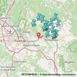 Mappa Via del Fornaccio, 50012 Bagno a Ripoli FI, Italia (6.52133)