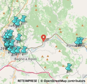 Mappa Via del Fornaccio, 50012 Bagno a Ripoli FI, Italia (6.3175)