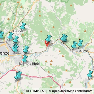 Mappa Via del Fornaccio, 50012 Bagno a Ripoli FI, Italia (5.95125)