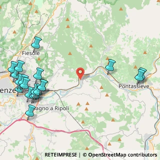 Mappa Via Poggiomoro, 50012 Bagno A Ripoli FI, Italia (6.093)