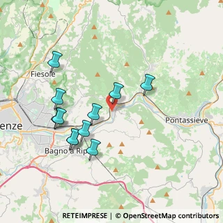Mappa Via del Fornaccio, 50012 Bagno a Ripoli FI, Italia (3.78545)