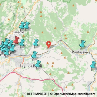 Mappa Via del Fornaccio, 50012 Bagno a Ripoli FI, Italia (6.767)