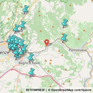 Mappa Via Poggiomoro, 50012 Vallina FI, Italia (5.968)