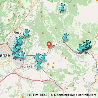 Mappa Via Poggiomoro, 50012 Vallina FI, Italia (5.5875)