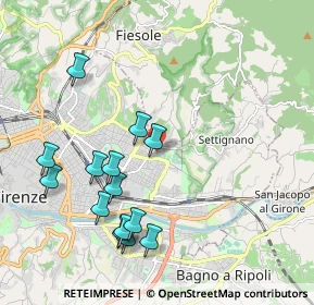 Mappa Via Giovanni Papini, 50135 Firenze FI, Italia (2.16429)