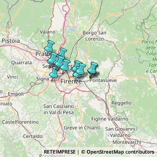 Mappa Via Giovanni Papini, 50135 Firenze FI, Italia (7.906)