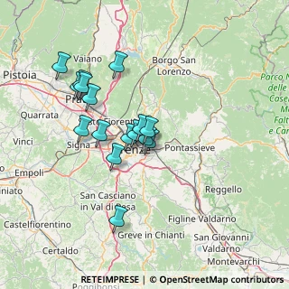 Mappa Via Giovanni Papini, 50135 Firenze FI, Italia (12.28625)