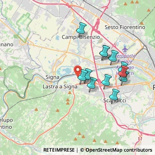 Mappa VIa del Chese, 50018 Scandicci FI, Italia (3.55667)