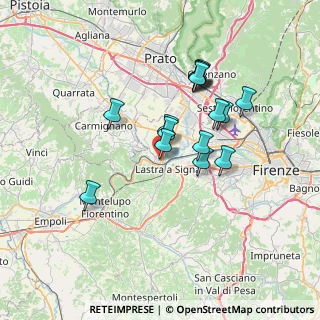 Mappa Via Egisto Ferroni, 50058 Signa FI, Italia (6.26875)