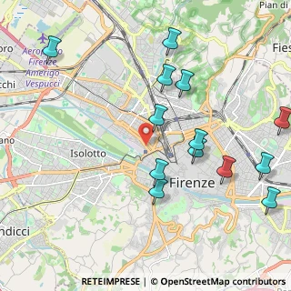 Mappa Via ponte alle mosse, 50136 Firenze FI (2.39769)