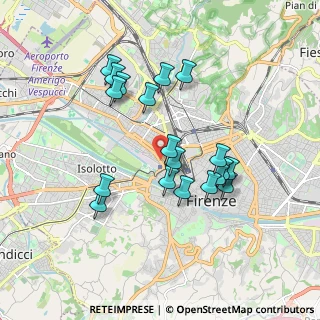 Mappa Via ponte alle mosse, 50136 Firenze FI (1.70895)