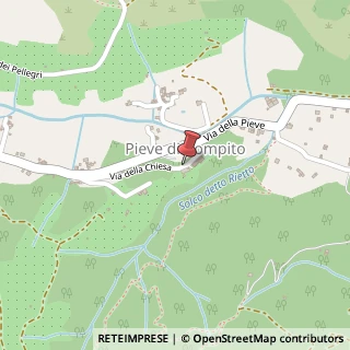 Mappa Via della Chiesa in Pieve di Compito, 86, 55062 Capannori, Lucca (Toscana)