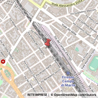 Mappa Via Mannelli, 163, 50132 Firenze, Firenze (Toscana)