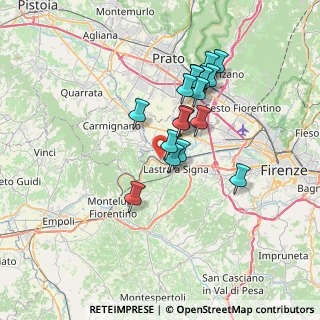 Mappa Via Cavalcanti, 50058 Signa FI, Italia (6.03778)
