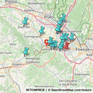 Mappa Via Cavalcanti, 50058 Signa FI, Italia (6.40813)