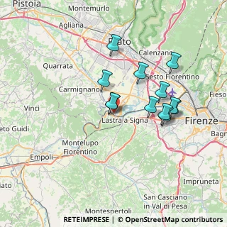 Mappa Via Cavalcanti, 50058 Signa FI, Italia (6.34417)