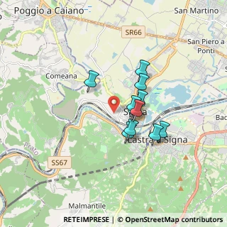 Mappa Via Cavalcanti, 50058 Signa FI, Italia (1.24909)