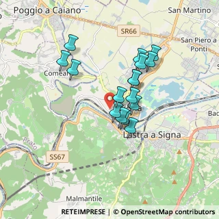 Mappa Via Cavalcanti, 50058 Signa FI, Italia (1.46375)
