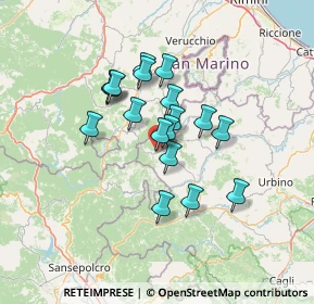 Mappa Via Salvadori, 61021 Carpegna PU, Italia (10.545)