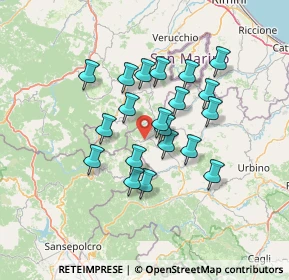 Mappa Via Salvadori, 61021 Carpegna PU, Italia (11.3715)