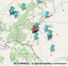 Mappa Via Salvadori, 61021 Carpegna PU, Italia (3.684)