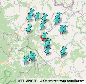 Mappa Via Pian dei Roghi, 61021 Carpegna PU, Italia (7.086)