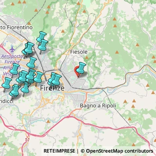 Mappa Via Lungo l'Affrico, 50136 Firenze FI, Italia (5.6495)