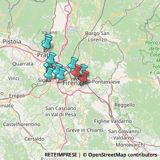 Mappa Via Lungo l'africo, 50137 Firenze FI, Italia (9.96417)