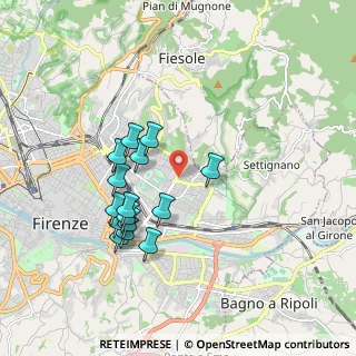 Mappa Via Lungo l'africo, 50137 Firenze FI, Italia (1.73267)