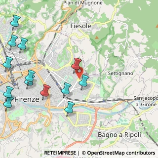 Mappa Via Lungo l'africo, 50137 Firenze FI, Italia (2.93462)