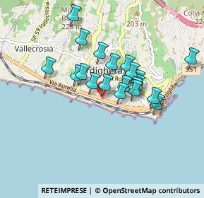 Mappa Via San Lorenzo, 18012 Bordighera IM, Italia (0.7195)