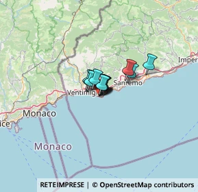 Mappa Via Acapulco, 18012 Bordighera IM, Italia (4.39583)