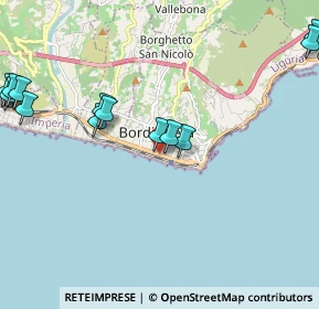 Mappa Via Cesare Balbo, 18012 Bordighera IM, Italia (2.61308)