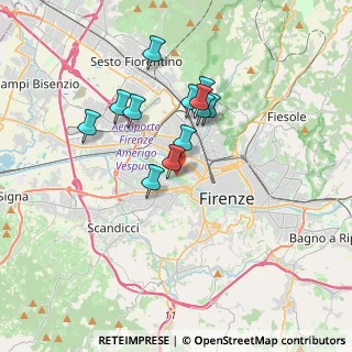 Mappa Viale degli Olmi, 50144 Firenze FI, Italia (2.97167)
