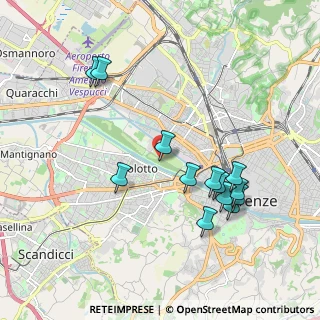 Mappa Viale degli Olmi, 50144 Firenze FI, Italia (2.00077)