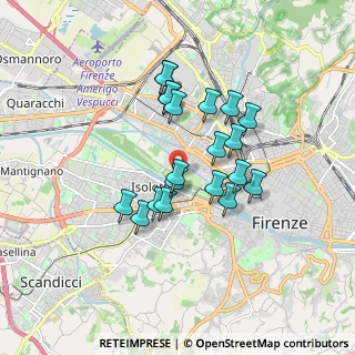 Mappa Viale degli Olmi, 50144 Firenze FI, Italia (1.4605)
