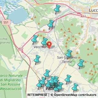 Mappa Piazza Giovanni XXIII, 56017 San Giuliano Terme PI, Italia (6.146)