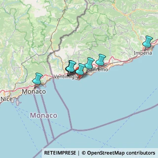 Mappa Via Circonvallazione, 18012 Bordighera IM, Italia (19.89167)