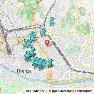 Mappa Firenze, 50132 Firenze FI, Italia (1.001)