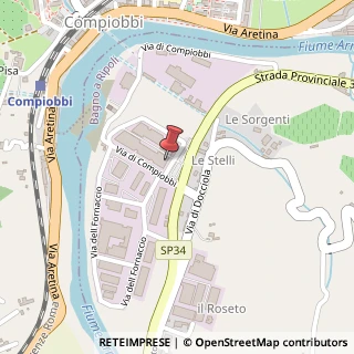 Mappa Via di Compiobbi, 2H, 50012 Bagno a Ripoli, Firenze (Toscana)