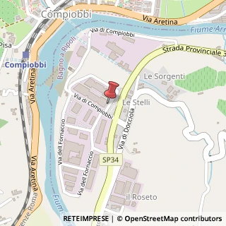 Mappa Via di Compiobbi, 2, 50012 Bagno a Ripoli, Firenze (Toscana)