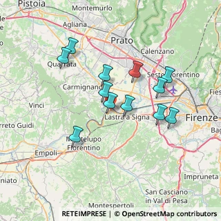 Mappa Via del Casone, 50055 Lastra a Signa FI, Italia (6.5425)
