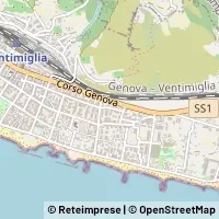 Kaart Ventimiglia
