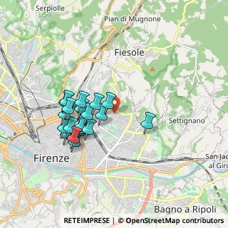 Mappa Via Aurelio Nicolodi, 50131 Firenze FI, Italia (1.6555)